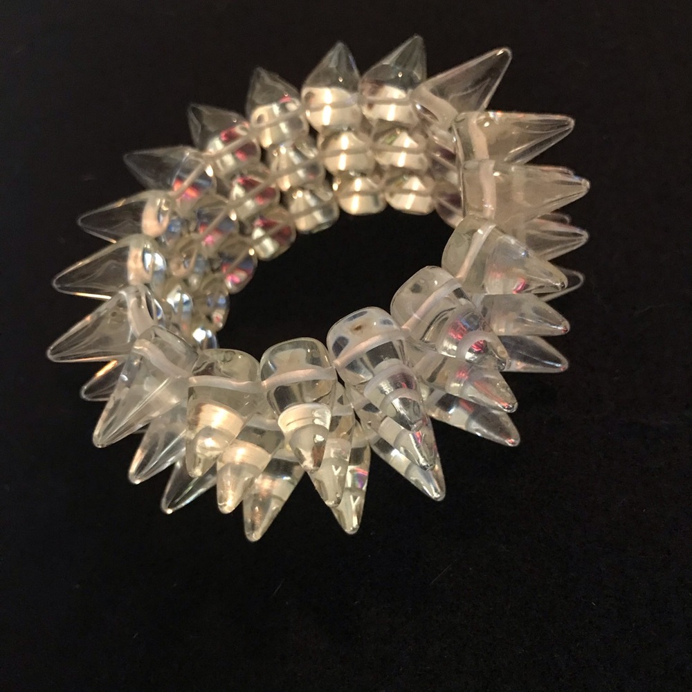 Spiked Lucite Bracelet